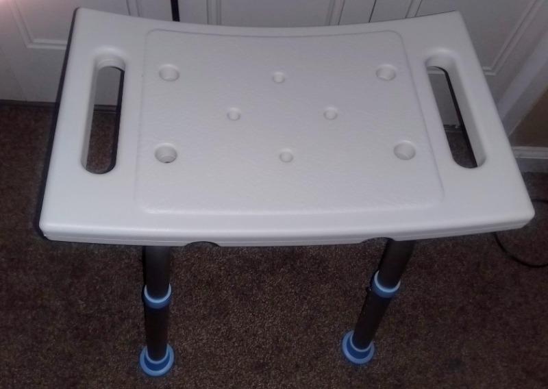 Standard - 300LBS Capacity Shower Stool - Customer Photo From Ms. Gee