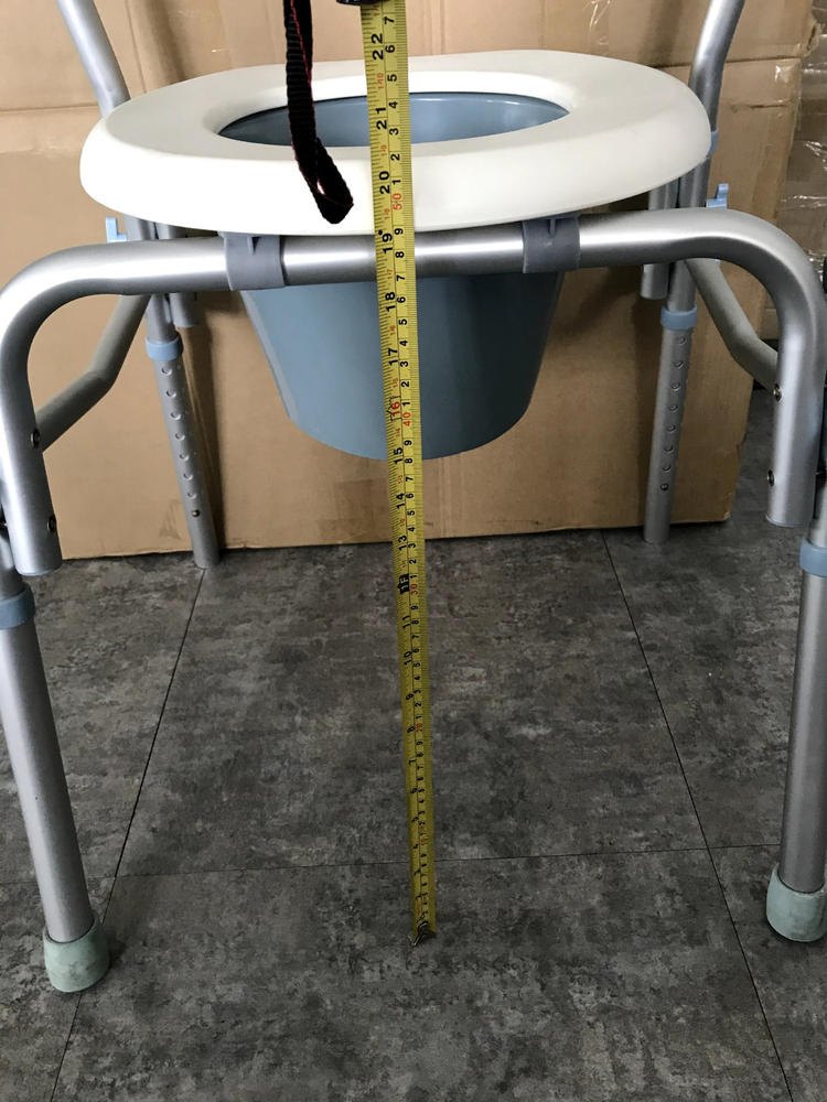 300LBS Capacity Raised Toilet Seat with Arms - Customer Photo From Lemon