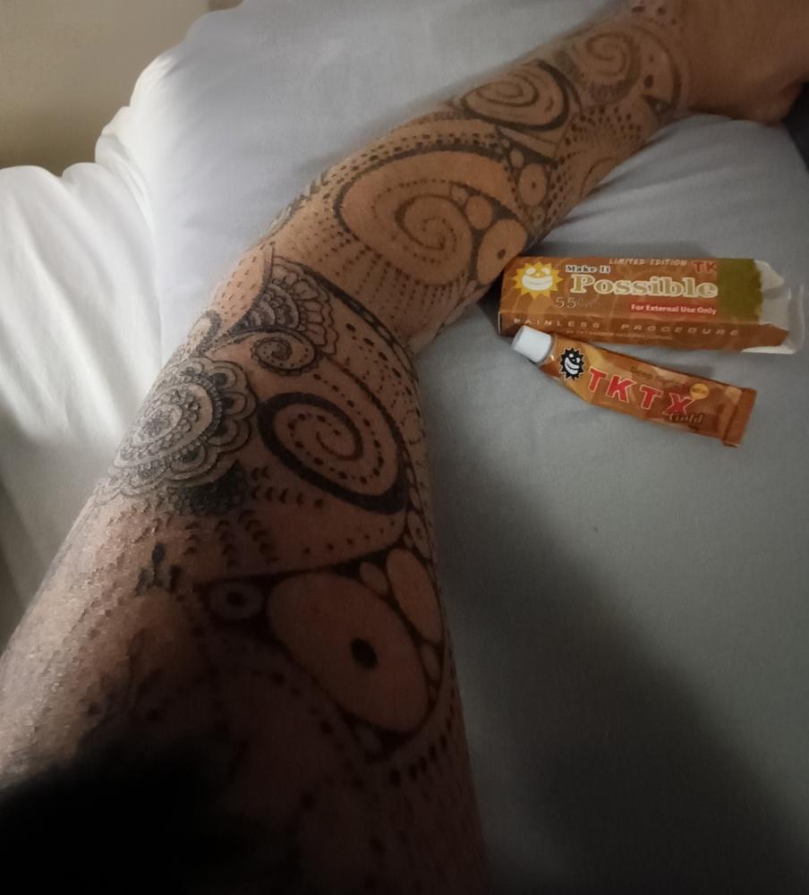 Crema anestetica TKTX Gold 55% - Edizione limitata - Foto cliente (anonima)