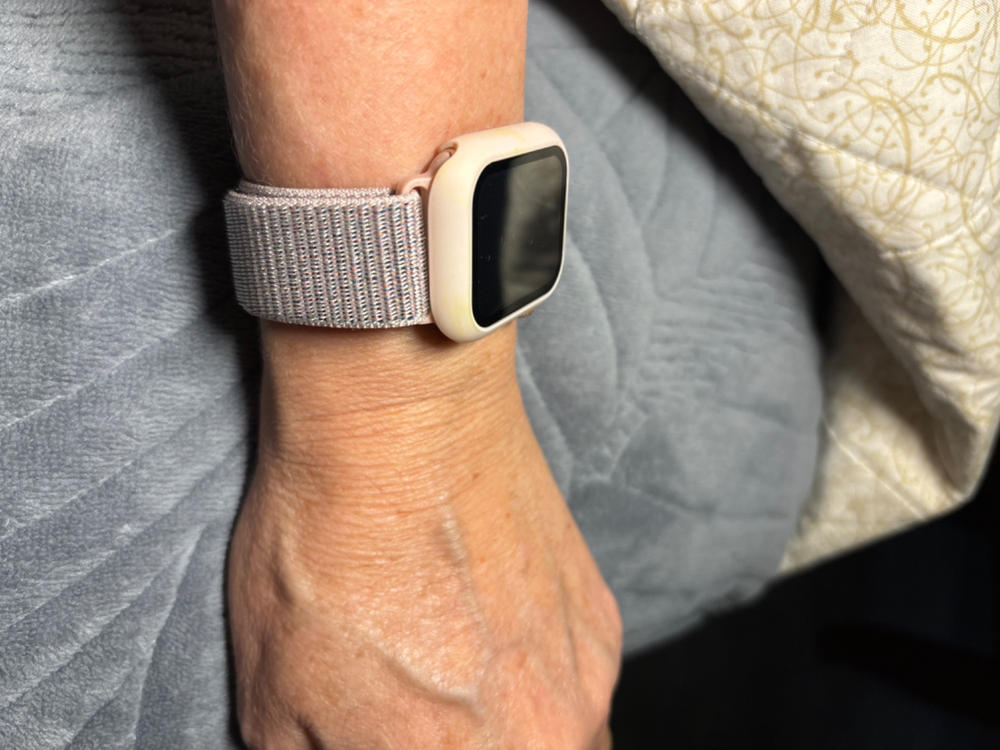 Sport Loop Apple Watch Band Pink Sand The Salty Fox