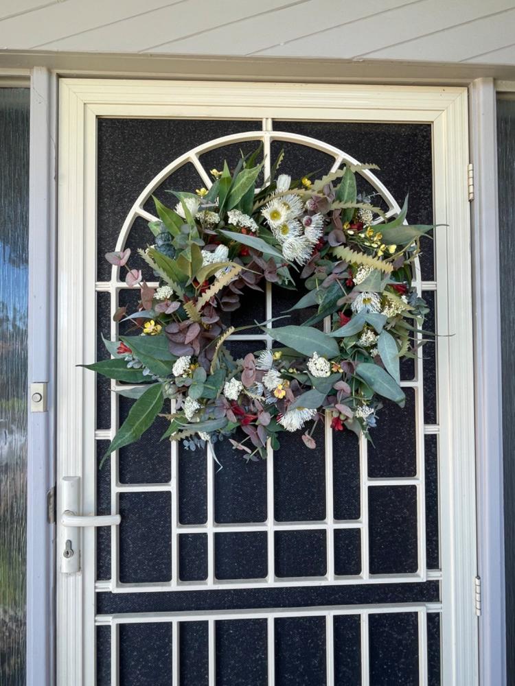 Maple Wreath : Ready To Ship - Customer Photo From Sheryl Zugaro