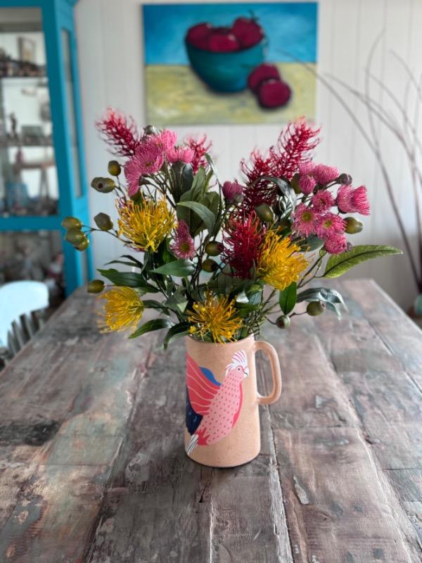 Flowering Eucalyptus Real Touch Flower Stem - Customer Photo From Helen Strong
