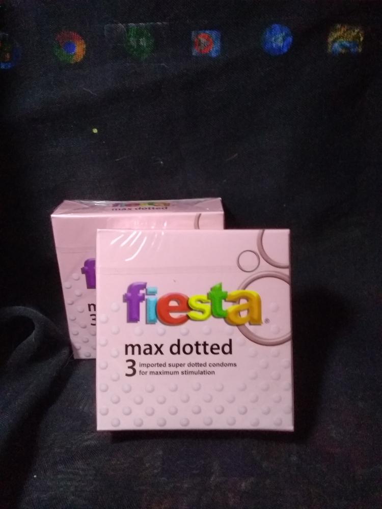 Fiesta Kondom Max Dotted - 3 Pcs - Customer Photo From Anonymous