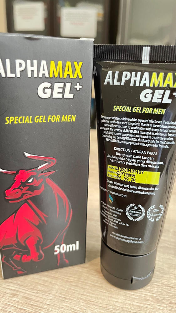 Alphamax Gel+ Special Gel for Men - 50 mL - Customer Photo From Anonymous