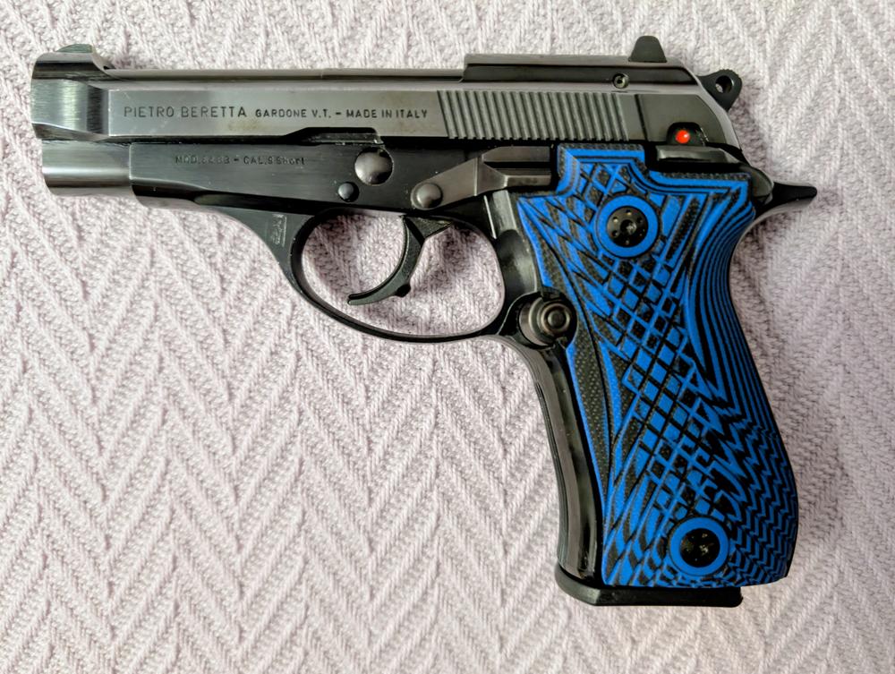 Beretta 84 | 81 Thin Crosscut - LOK Grips