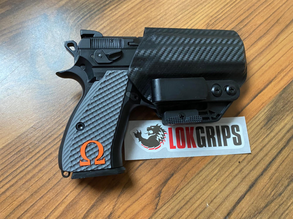 CZ 75 Thin Bogies - Omega Inlay & Liner - LOK Grips