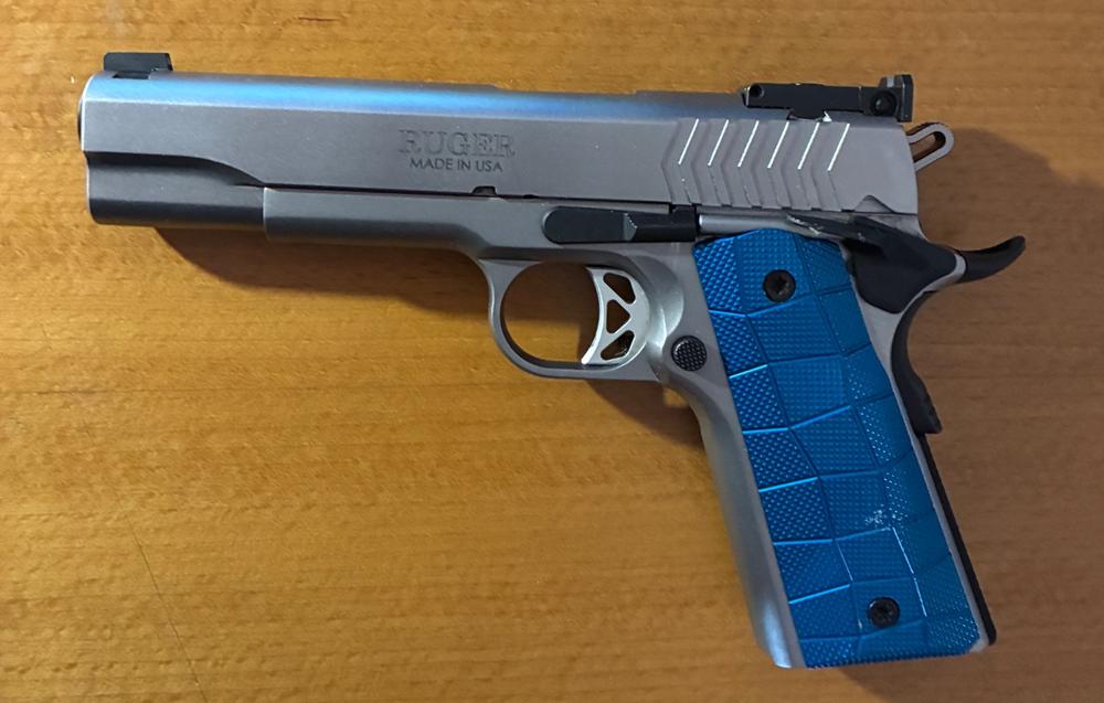 1911 Palm Swell GridLOK Aluminum - LOK Grips