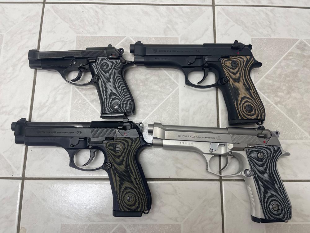 Beretta 84 | 81 Thin Checkered - LOK Grips