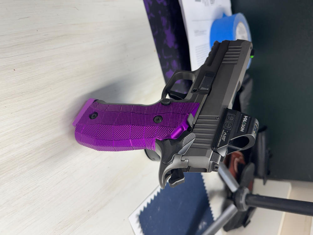 Sig Sauer P365-LUXE 380 | AXG X GridLOK - Aluminum - LOK Grips