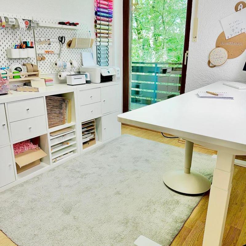 Höhenverstellbarer Schreibtisch mit verbesserter Stabilität - Customer Photo From Kikka Rohrig