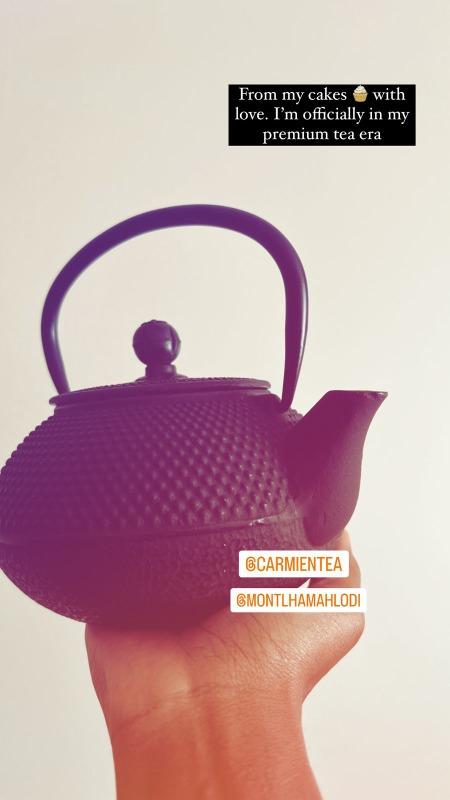 Black Cast Iron Teapot 800ml - Customer Photo From dr.montlha