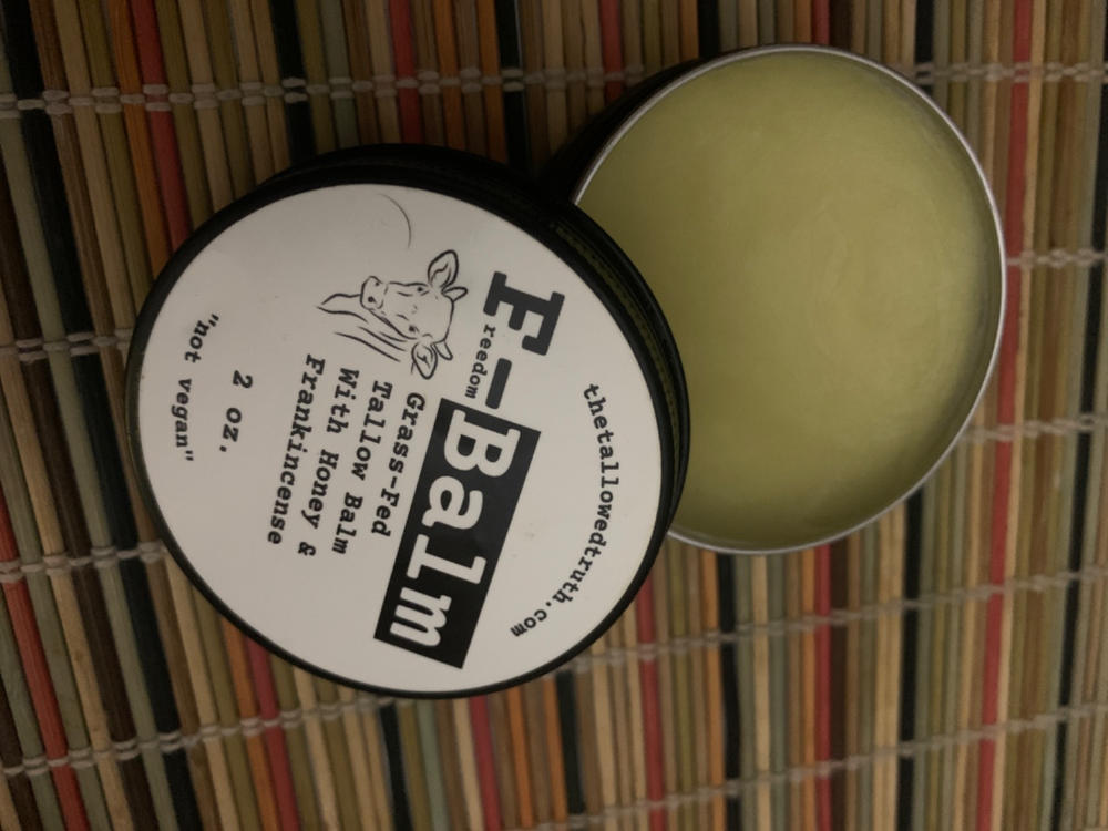 F-Balm (Anti-aging Tallow Balm) 2 oz. Tin - Customer Photo From Amber Warneke