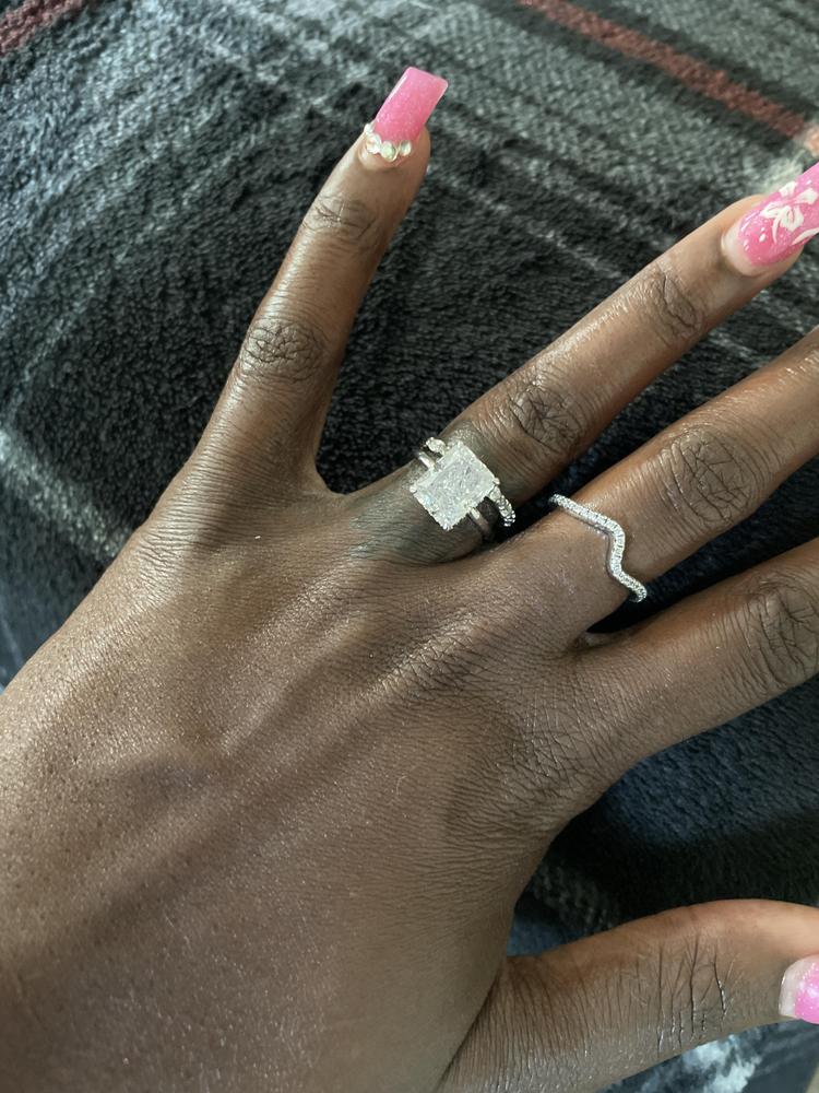 4.0 CT RADIANT YARA RING (SOLITAIRE) - Customer Photo From Tamara Scott