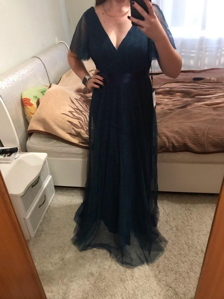 A-Line Halter Chiffon Pleats Floor Length Bridesmaid Dresses - Customer Photo From Vicente Rath