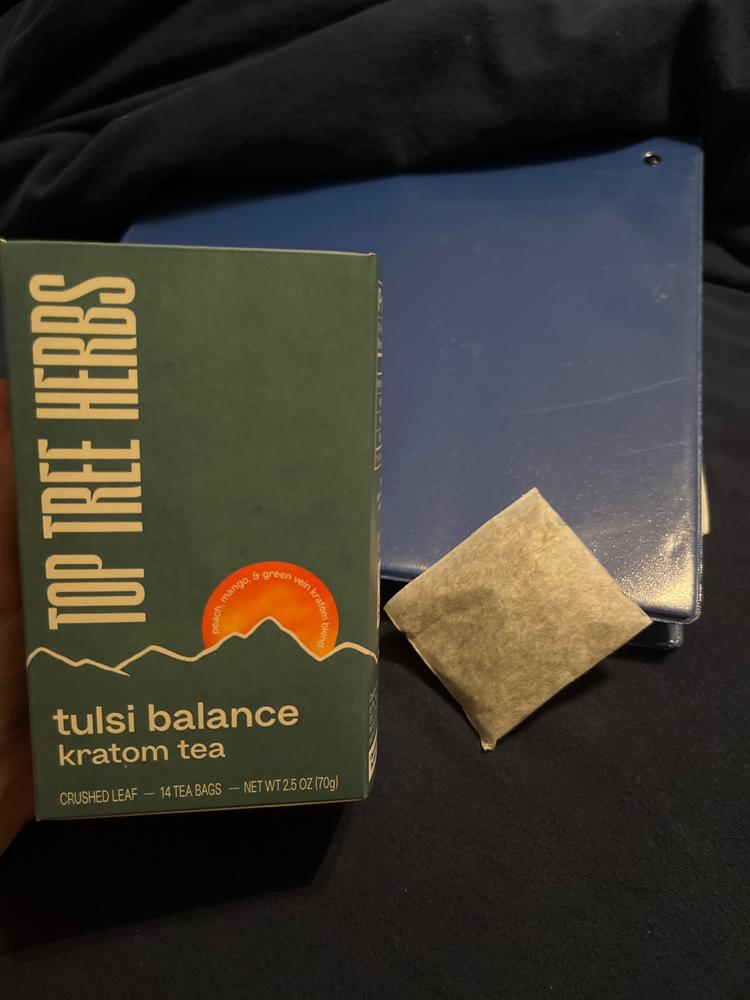 Peach Mango Green Kratom Tea Bags - Customer Photo From Kevin klepac
