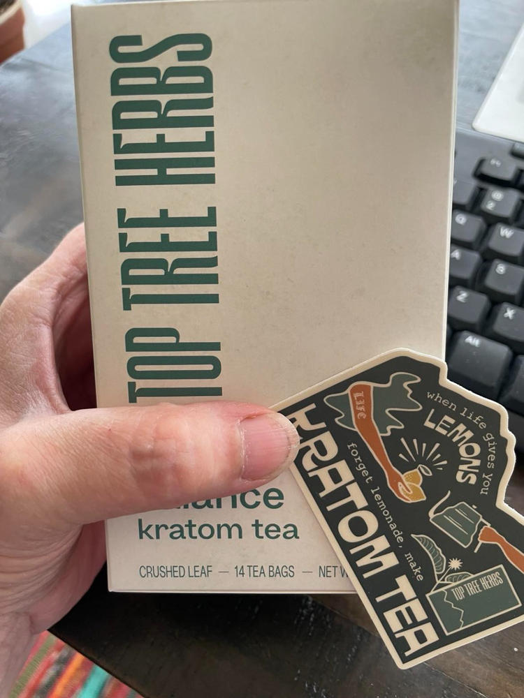 Green Vein Kratom Tea Bags - Customer Photo From MICHELLE SPICER