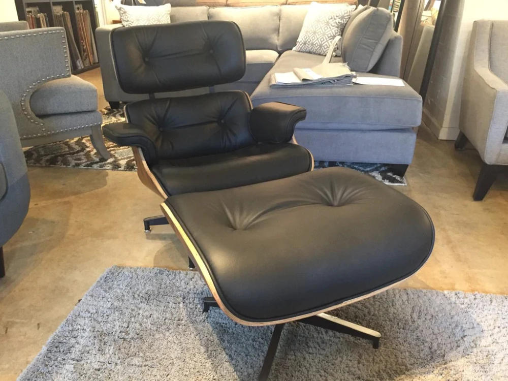 Eames Lounge Chair and Ottoman Replica (Premier Tall Version) - Customer Photo From Orlando