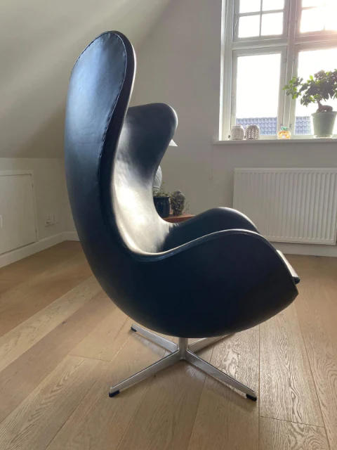 Egg Chair Replica with Stool - Customer Photo From Mark
