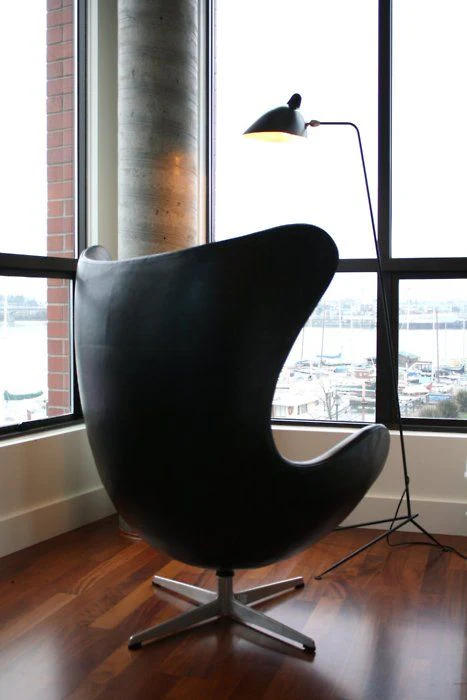 Egg Chair Replica with Stool - Customer Photo From Eames Replica Customer