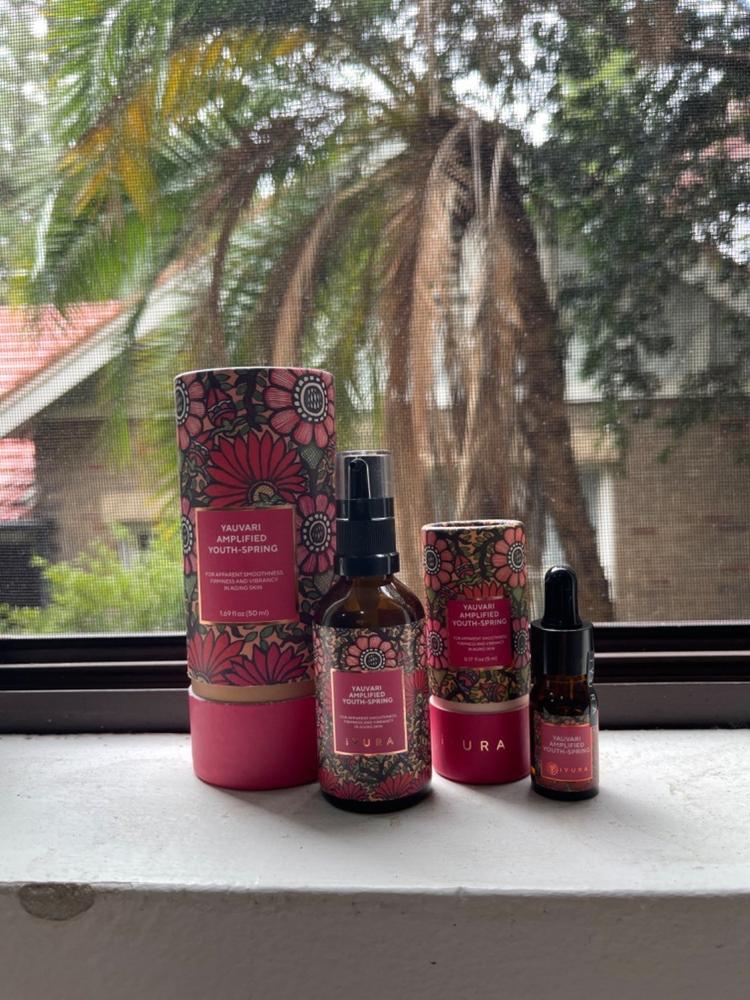 Mini Yauvari Amplified Youth Spring - Best Face Moisturizer for Dry Skin, Aging or Mature Skin - Customer Photo From Carmen Lau