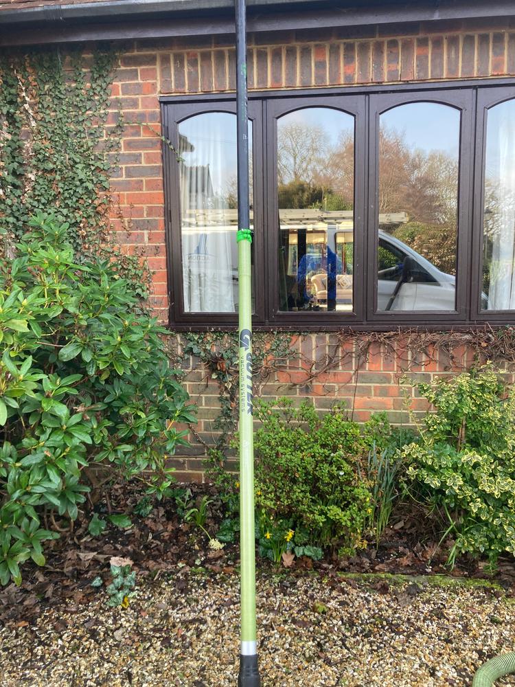 Anti Conductive Clamped Carbon Base Pole - Customer Photo From Action Window Cleaning