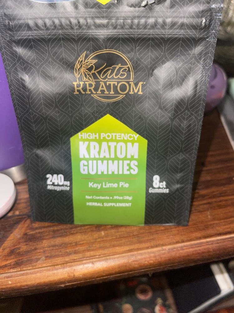 Key Lime Pie Kratom Extract Gummies - Customer Photo From Kristeen