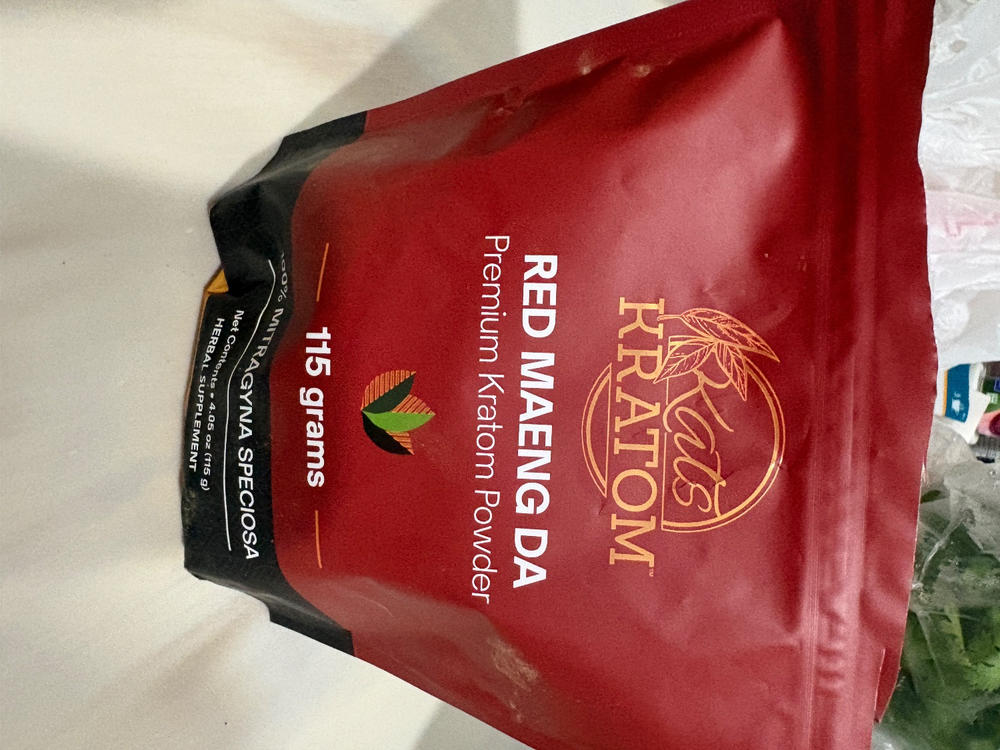 Red Maeng Da Kratom Powder 115 grams - Customer Photo From Daniel Eastman