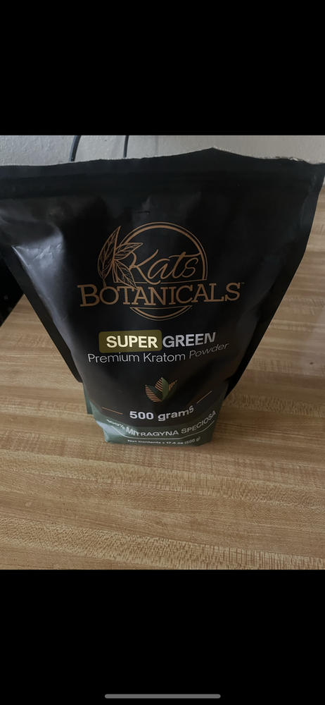 Super Green Kratom Powder - 250 Grams - Customer Photo From Madison C.