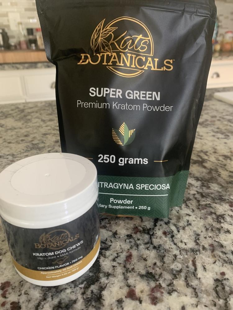 Super Green Kratom Powder - 250 Grams - Customer Photo From Jennifer W.