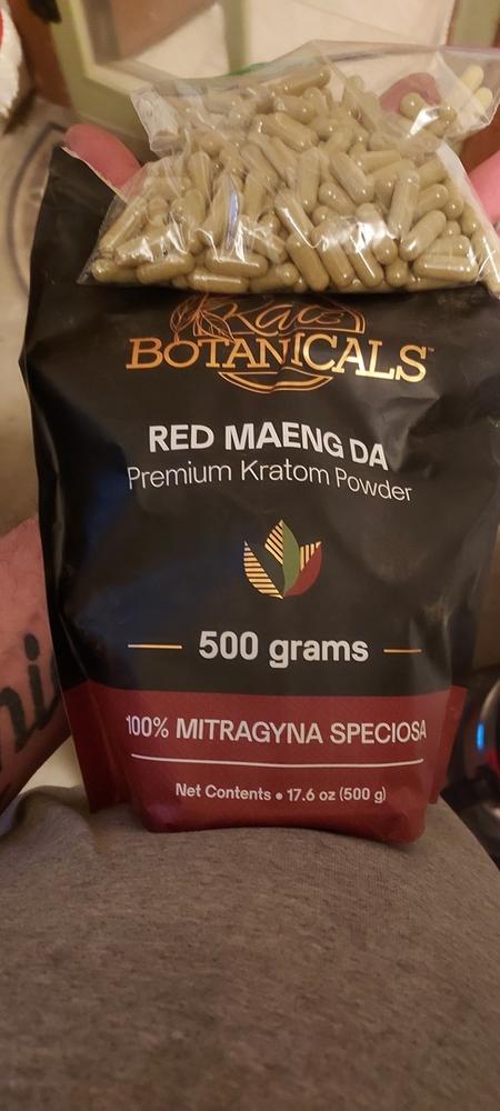 Red Maeng Da Kratom Powder - 500 Grams - Customer Photo From Luke M.