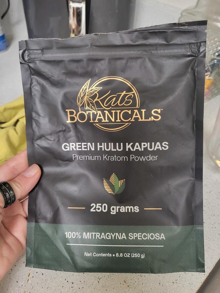 Green Hulu Kapuas Kratom Powder - 250 Grams - Customer Photo From Melanie B.