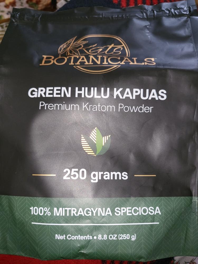 Green Hulu Kapuas Kratom Powder - 250 Grams - Customer Photo From Cyndy Testerman