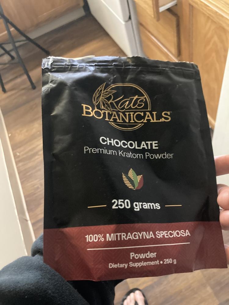 Chocolate Kratom Powder - 250 Grams - Customer Photo From Mark C.
