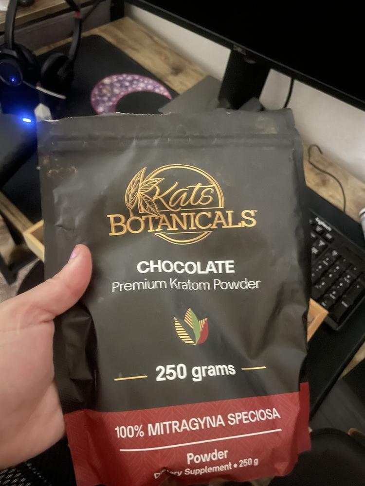 Chocolate Kratom Powder - 250 Grams - Customer Photo From Madison C.