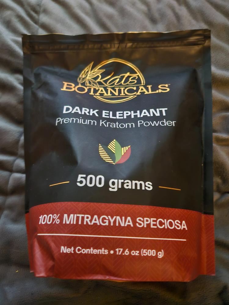 Dark Elephant Kratom Powder - 500 Grams - Customer Photo From Jason Foreman