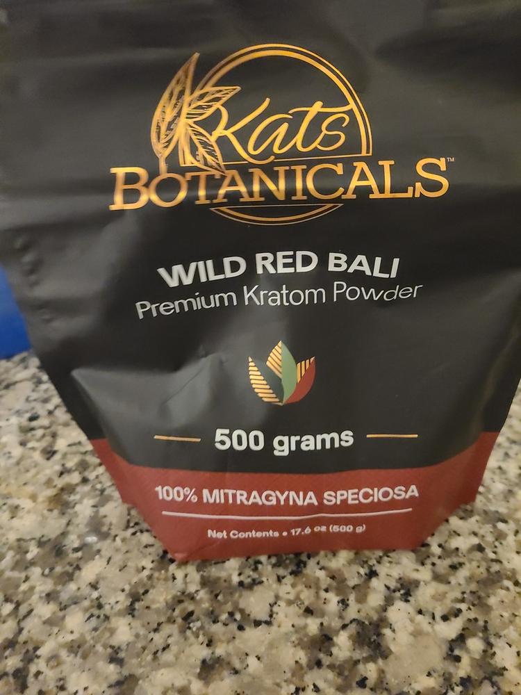 Wild Red Bali Kratom Powder - 500 Grams - Customer Photo From Justin K.
