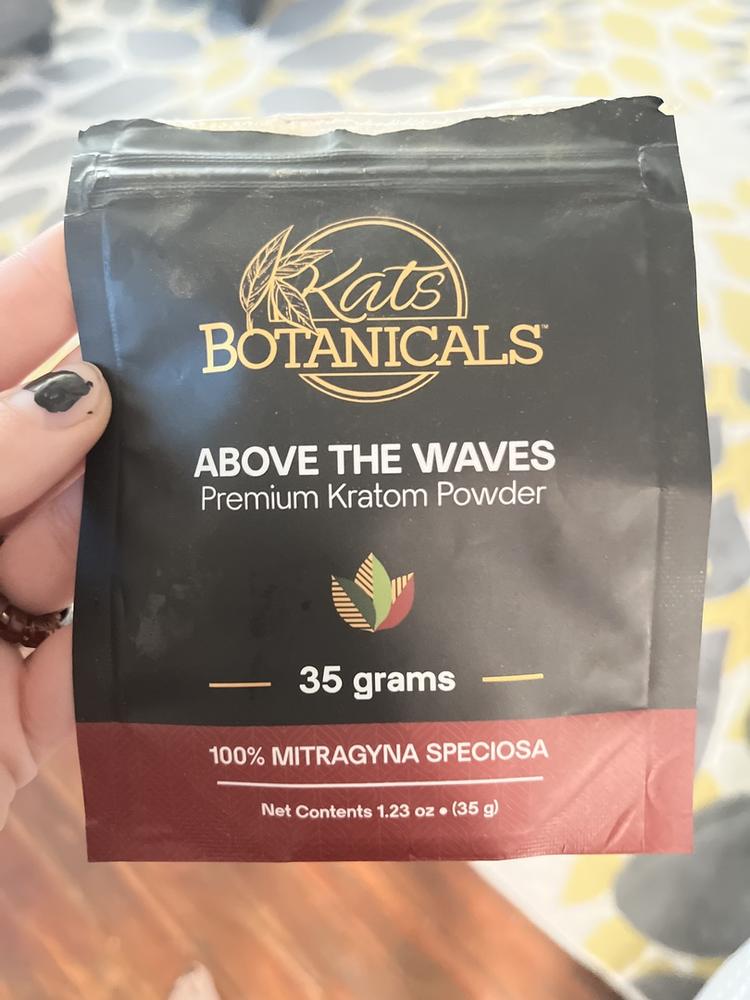 Above the Waves Kratom Powder - 35 Grams - Customer Photo From Lindsay D.