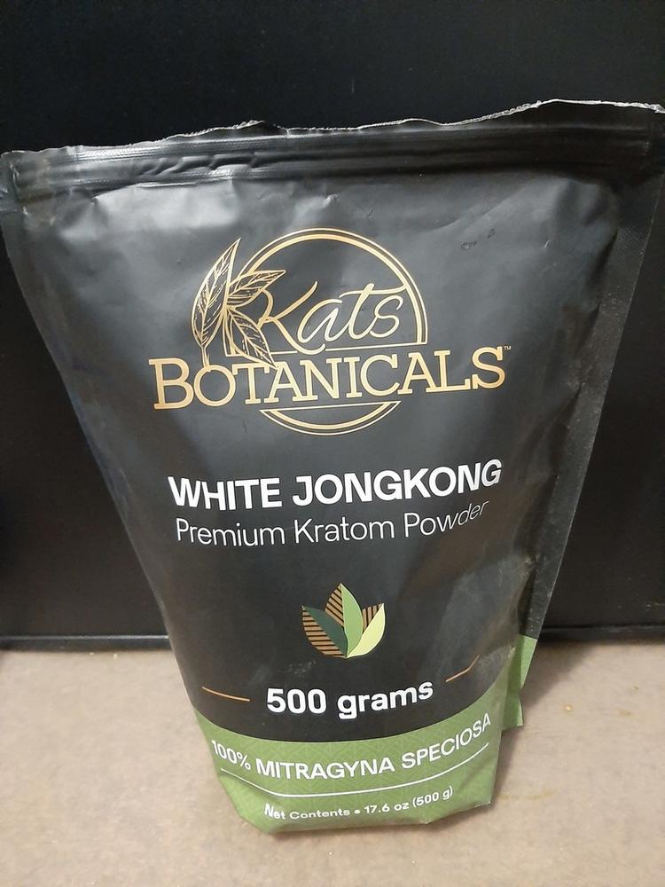 White JongKong Kratom Powder - 500 Grams - Customer Photo From Felicia A.