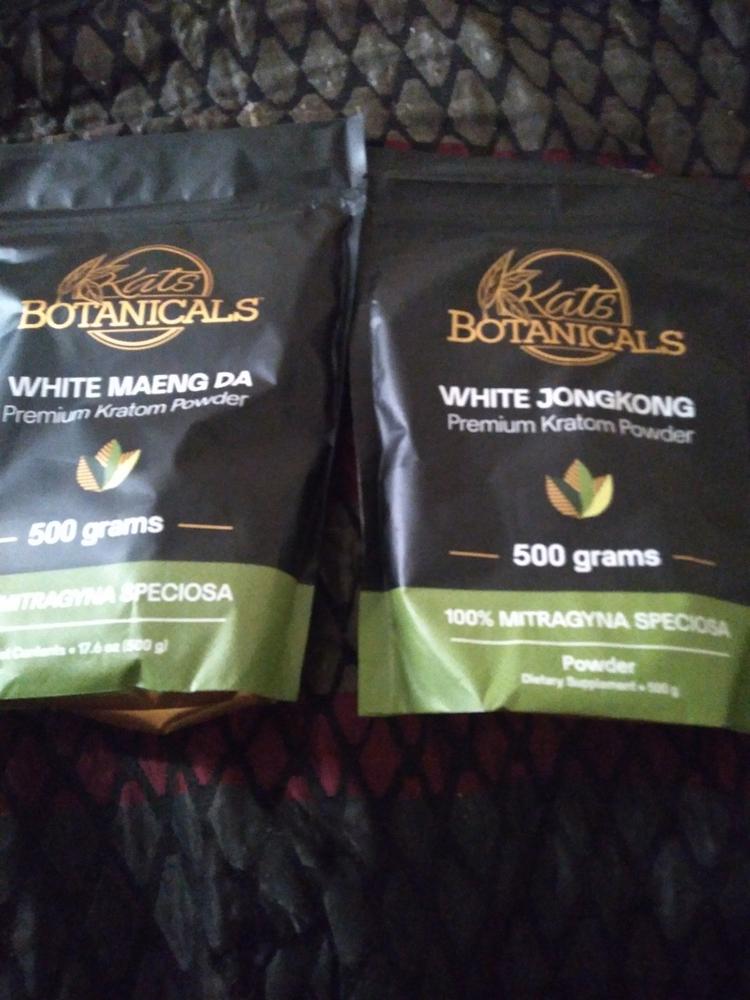 White JongKong Kratom Powder - 500 Grams - Customer Photo From Nicholas R.