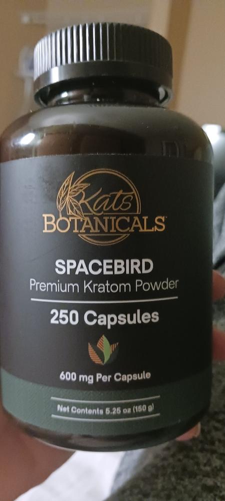 Spacebird Kratom Capsules - 90 Count (54 grams) - Customer Photo From Steven E.