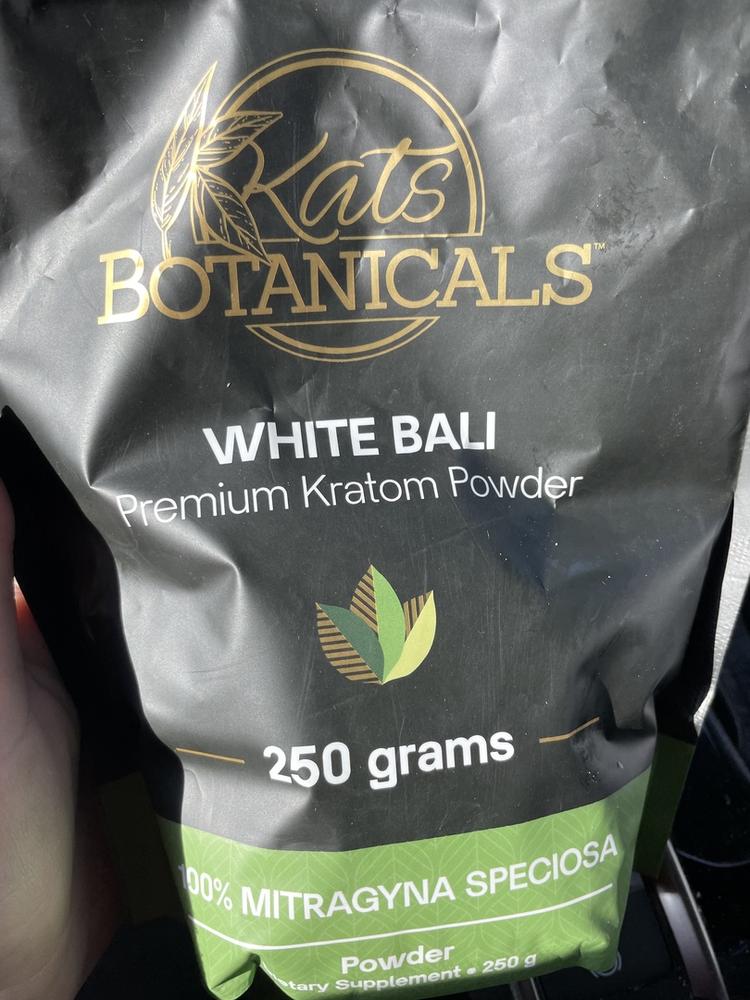 White Bali Kratom Powder - 250 Grams - Customer Photo From Christiana S.