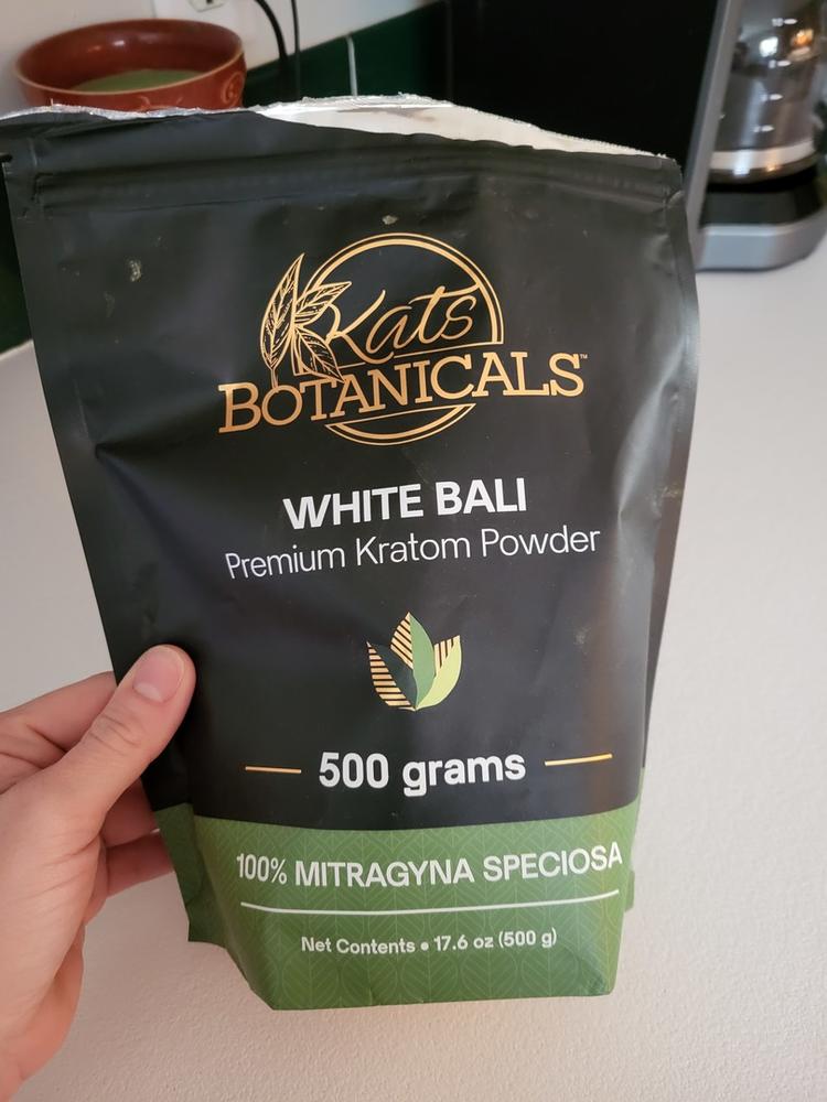 White Bali Kratom Powder - 250 Grams - Customer Photo From Brittany M.