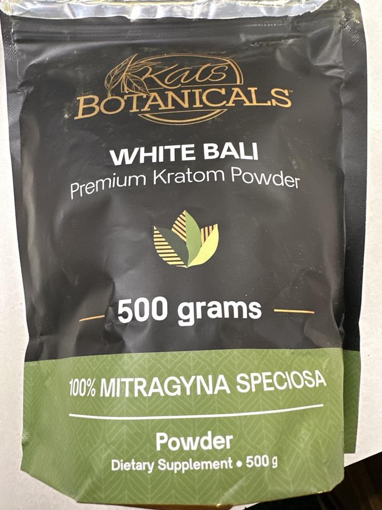 White Bali Kratom Powder - 250 Grams - Customer Photo From mike b.