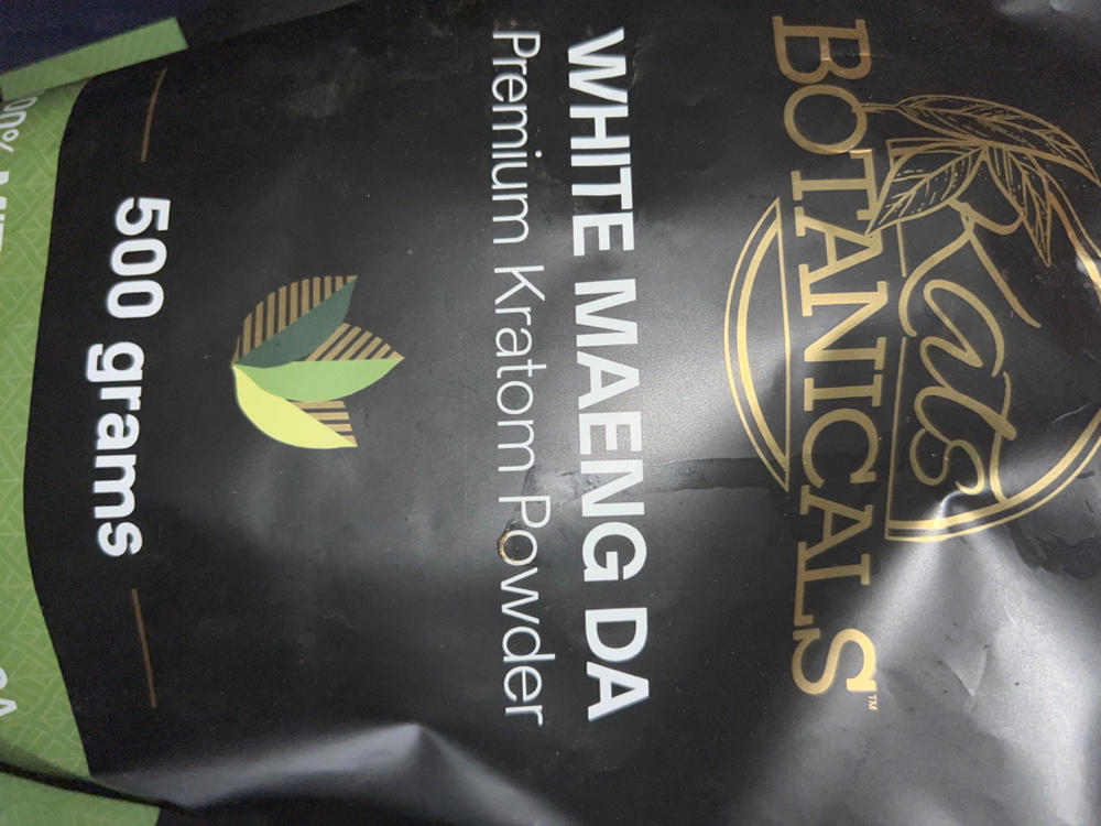 White Maeng Da Kratom Powder - 500 Grams - Customer Photo From Felicia Nanguy