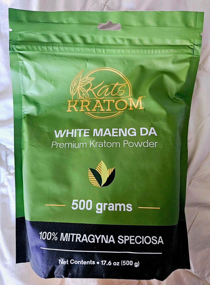 White Maeng Da Kratom Powder - 500 Grams - Customer Photo From Emily Bowers