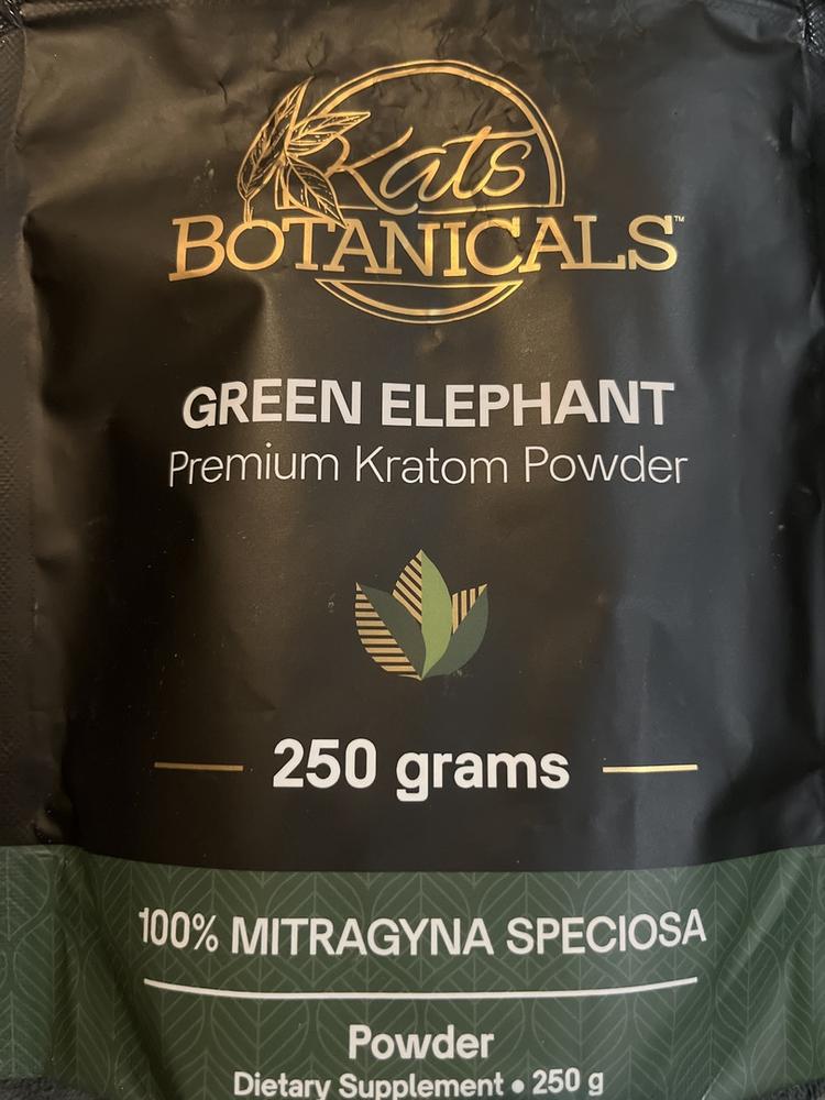 Green Elephant Kratom Powder - 250 Grams - Customer Photo From Brian L.