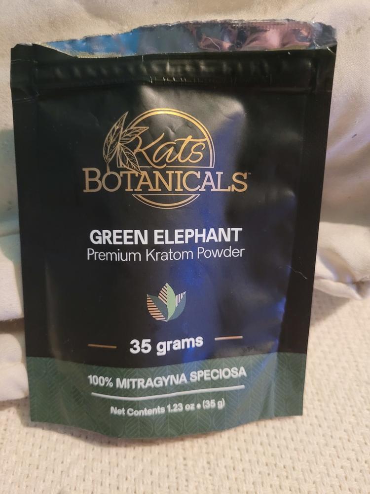 Green Elephant Kratom Powder - 250 Grams - Customer Photo From Christopher W.