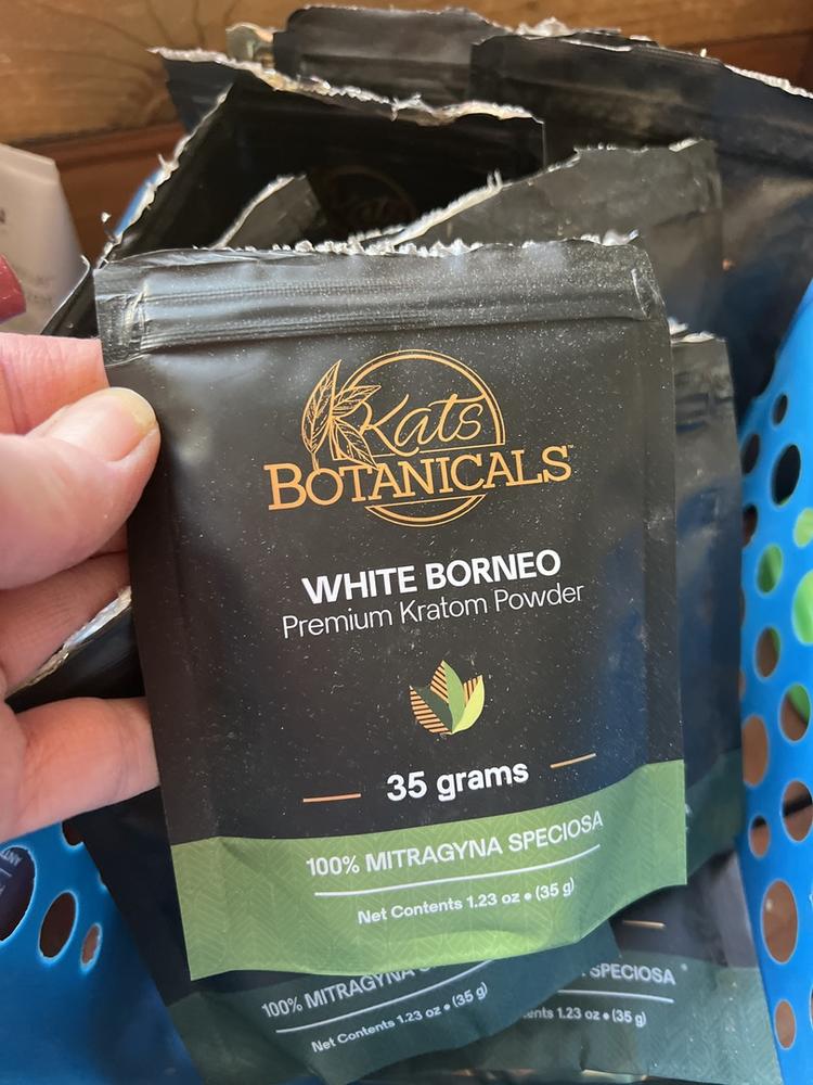 White Borneo Kratom Powder - 250 Grams - Customer Photo From Laurie C.