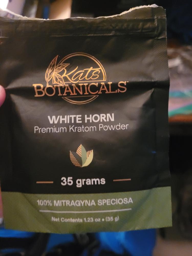 White Borneo Kratom Powder - 250 Grams - Customer Photo From Alex W.