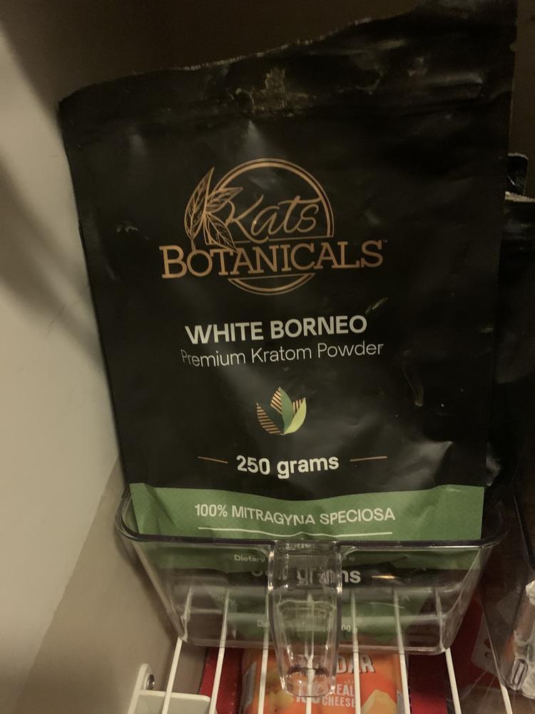 White Borneo Kratom Powder - 250 Grams - Customer Photo From Melissa A.